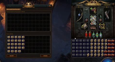 poe move all stacks|is there any way to move items quickly from your inventory to a .